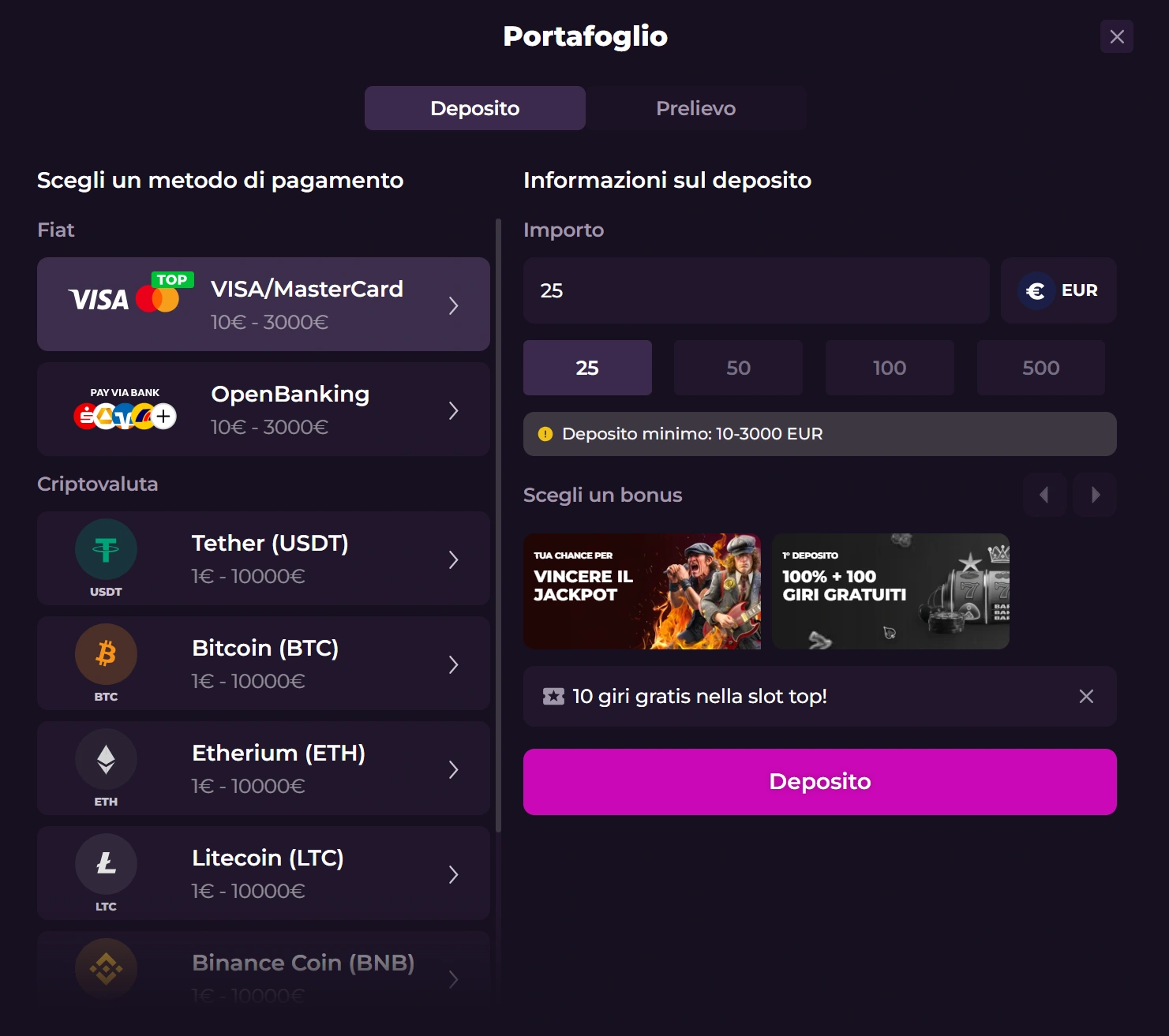 Rockstar Casino Operazioni Bancarie